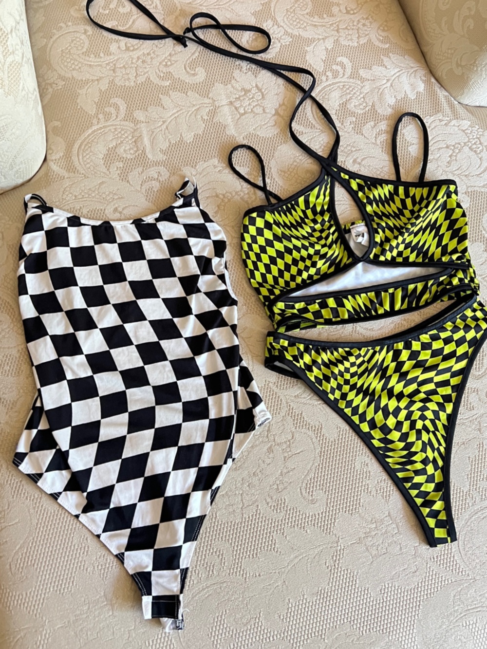 CHECKERED + NEON SET